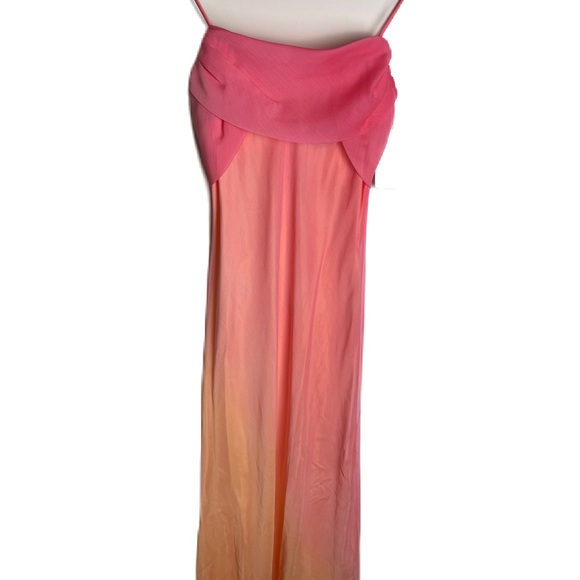 Betsy & Adam by Linda Bernell Dresses & Skirts - Betsy & Adam Pink And Orange Ombre Formal Maxi NWT